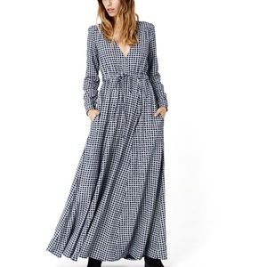 Christy Dawn Audrey dress in checker print - L